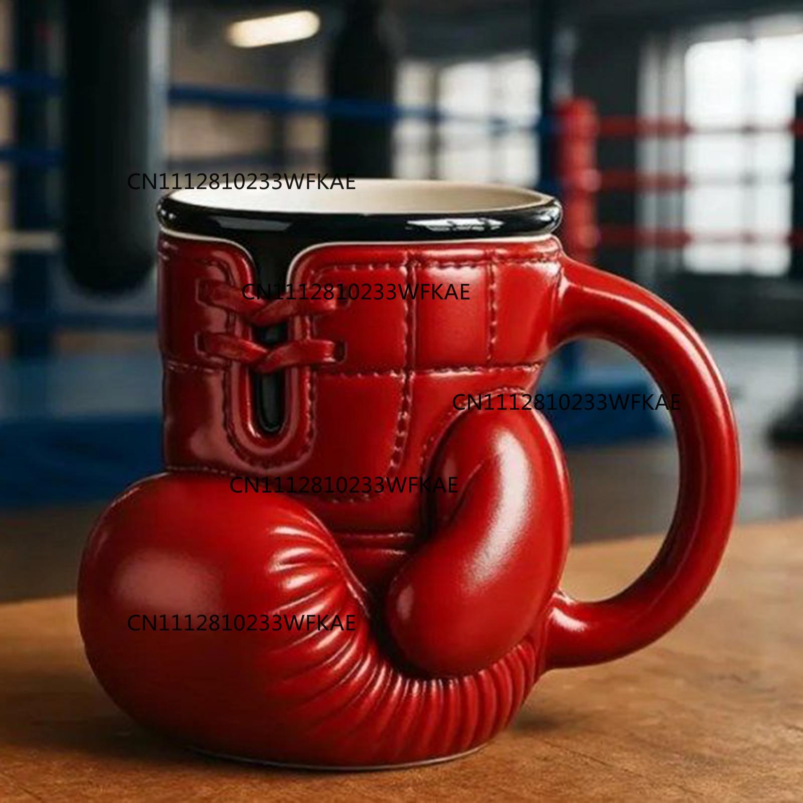 Mug Tea Coffee - แก้วน้ำรูปถุงมือชกมวยขนาดเล็ก แก้วดื่มน้ำแปลกใหม่ ภาชนะใส่น้ำสำหรับกาแฟ ชา เครื่องดื่ม แก้วเบียร์เรซินอเนกประสงค์