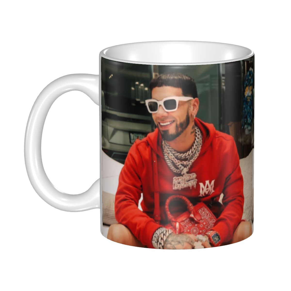 Coffee Tea Friends - แก้วเซรามิก Anuel AA ขนาด 350 มล.