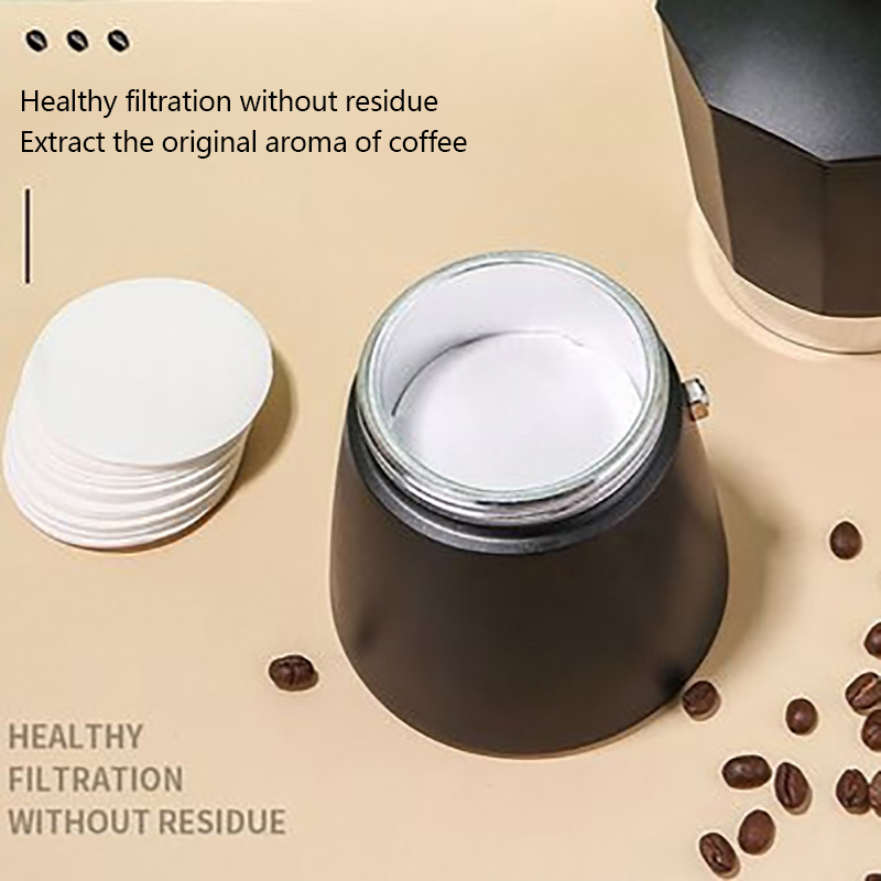Coffee Tea Chocolate - กระดาษกรองกาแฟ100ชิ้นขนาด56มม. 60มม. 68มม. สำหรับเครื่องชงกาแฟเอสเพรสโซเครื่องชงกาแฟหยด V60เครื่องมือกรองกาแฟหม้อกรองกระดาษ