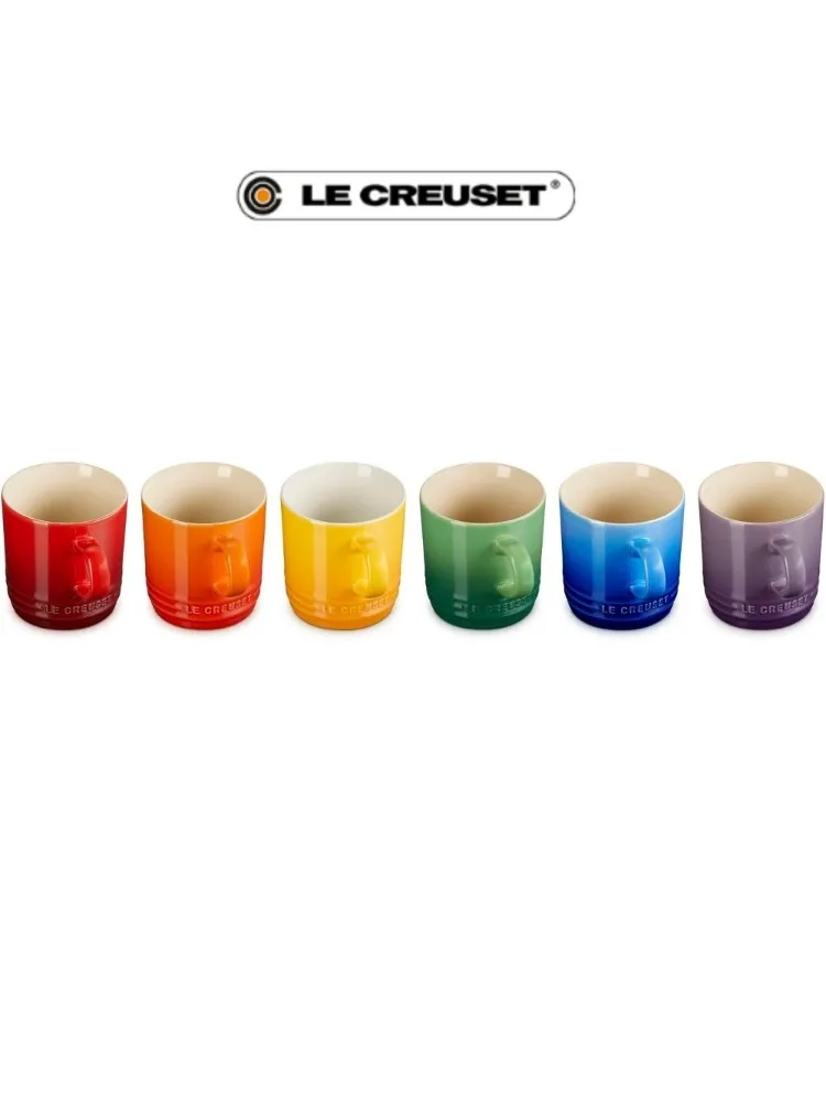 Mug Tea Coffee - แก้วกาแฟเซรามิกหลากสี Le Creuset Rainbow Stoneware Cappuccino