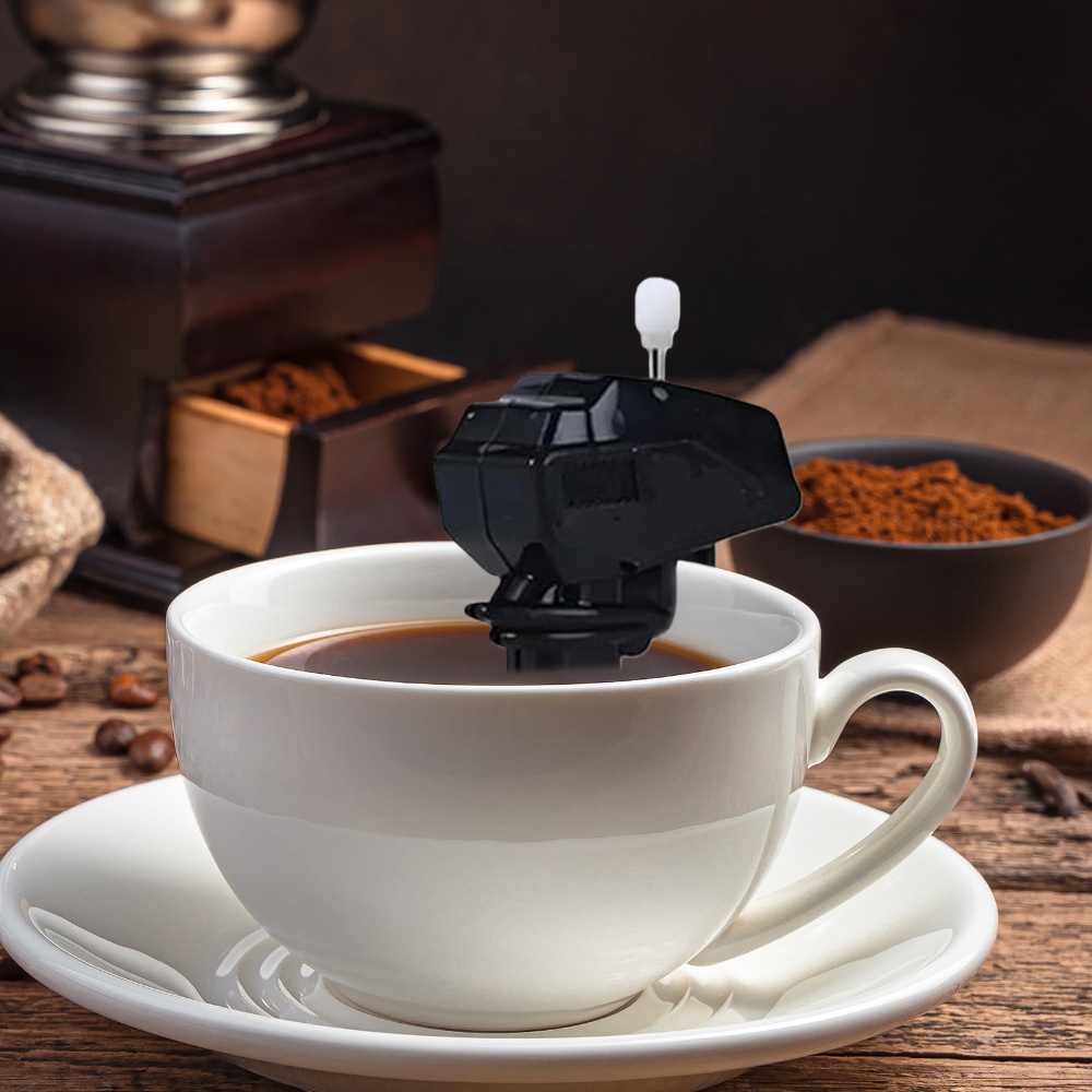 Coffee Tea Friends - เครื่องกวนกาแฟแบบมอเตอร์สำหรับเรือ 10 ชิ้น ทำความสะอาดง่าย อุปกรณ์ผสมเครื่องดื่มไฟฟ้าขนาดเล็ก เหมาะสำหรับเพื่อน