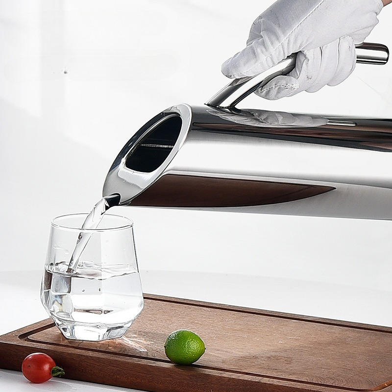 Cold Brew Bottle - เหยือกน้ําสแตนเลสตรงเหยือกน้ํา Carafe ชาเย็น/กาแฟเย็น Dispenser เหยือกครัวสําหรับตู้เย็นกลางแจ้งของขวัญ