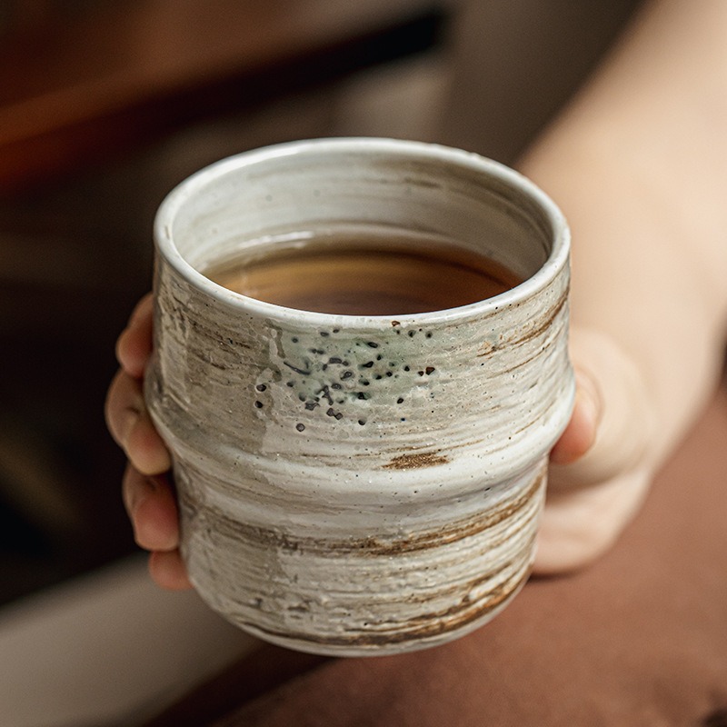 ญี่ปุ่นหยาบถ้วยกาแฟเซรามิค Vin - Coffee Tea Japan บทวิจารณ์และราคา