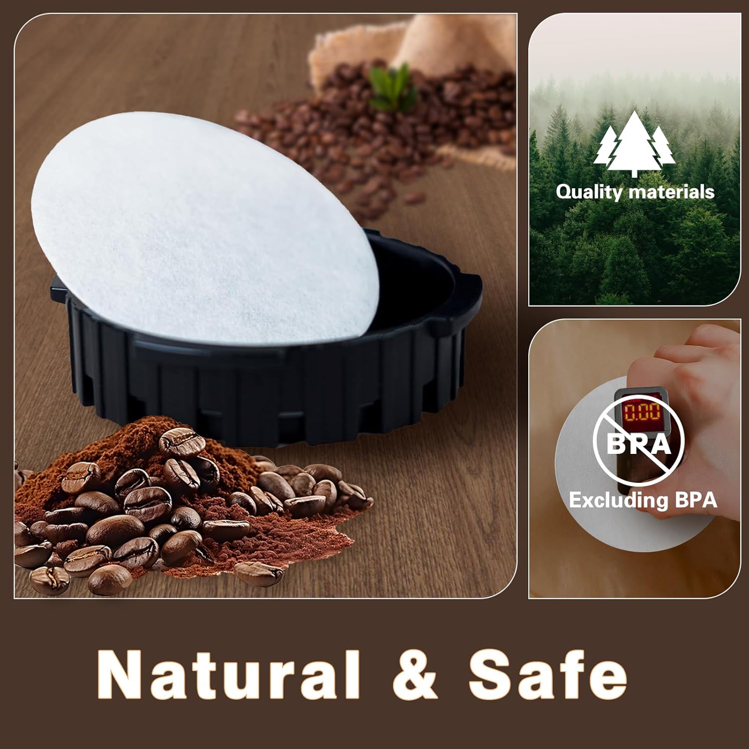 ตัวกรองกาแฟแบบกลมเข้ากันได้กับ - Coffee Tea Chocolate บทวิจารณ์และราคา