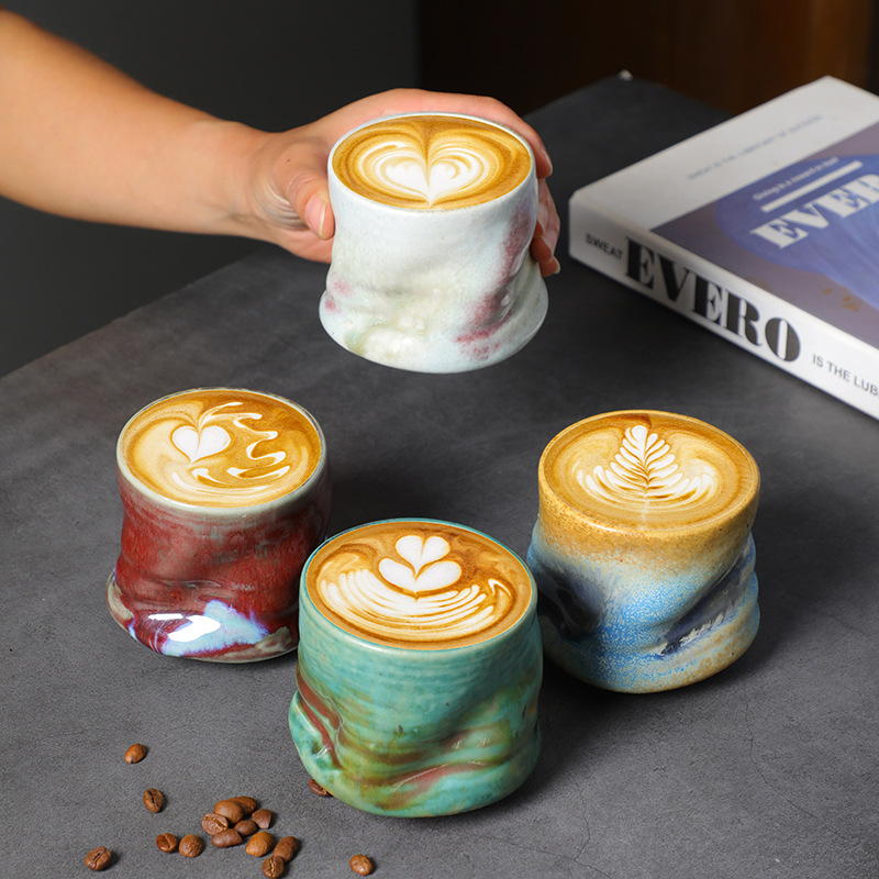 สโตนแวร์ถ้วยกาแฟ Vintage HAND- - Coffee Tea Catering บทวิจารณ์และราคา