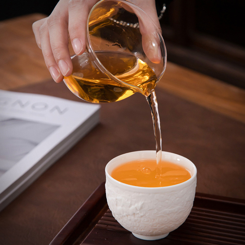 ถ้วยชาเซรามิกลายหัวใจถ้วยพอร์ซ - Coffee Tea Room บทวิจารณ์และราคา