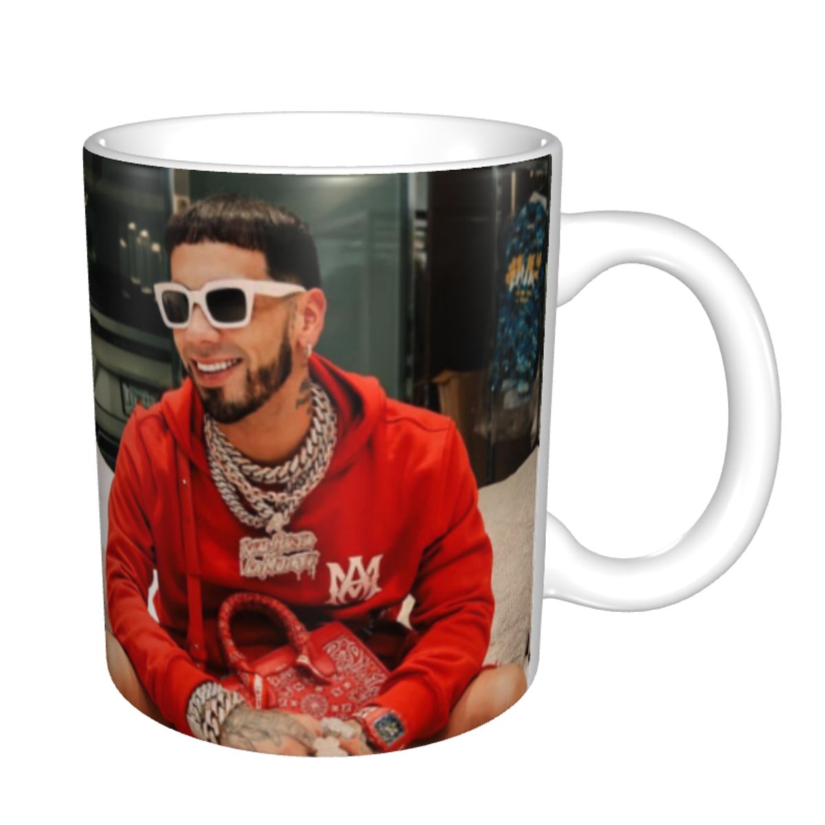 แก้วเซรามิก Anuel AA ขนาด 350  - Coffee Tea Friends บทวิจารณ์และราคา
