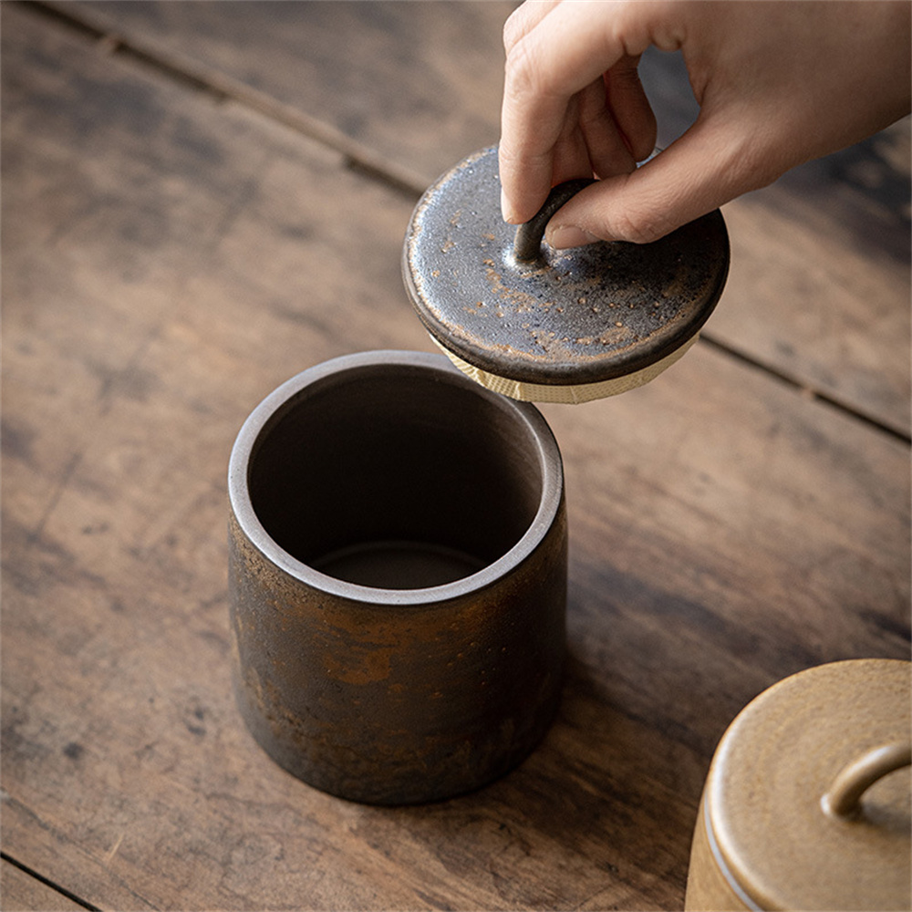เซรามิคชาแคดดี้ปิดผนึก Jar กล่ - Coffee Tea And Sugar Canisters บทวิจารณ์และราคา