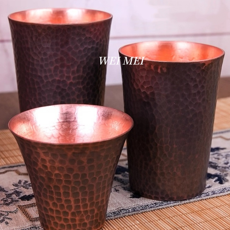 แก้วกาแฟทองแดงวินเทจ ลายตอกแบบ - Coffee Tea Friends บทวิจารณ์และราคา
