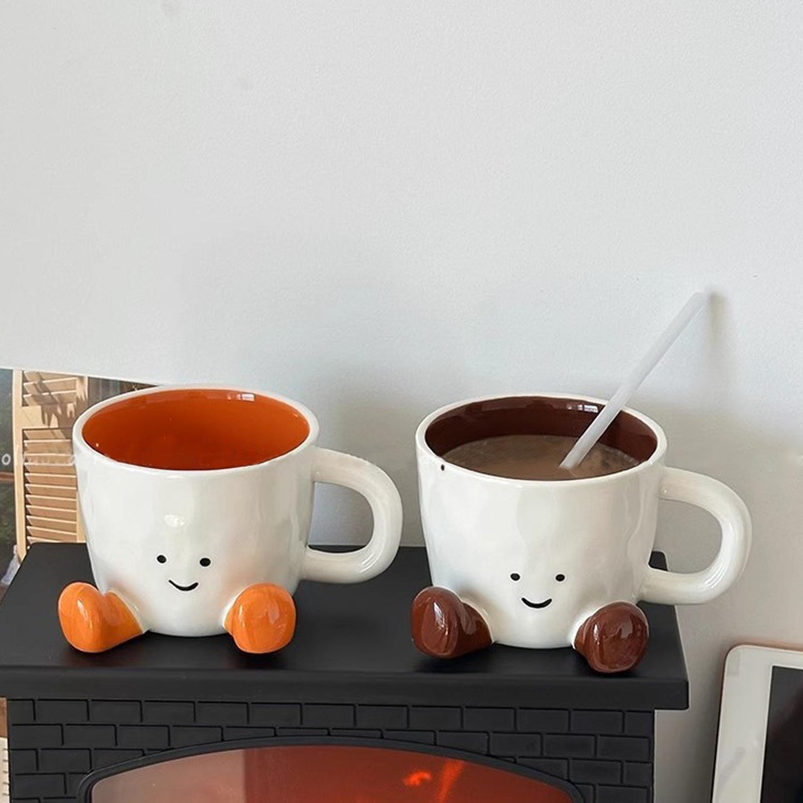 แก้วกาแฟตลกน่ารัก แก้วเซรามิกส - Coffee Tea Friends บทวิจารณ์และราคา