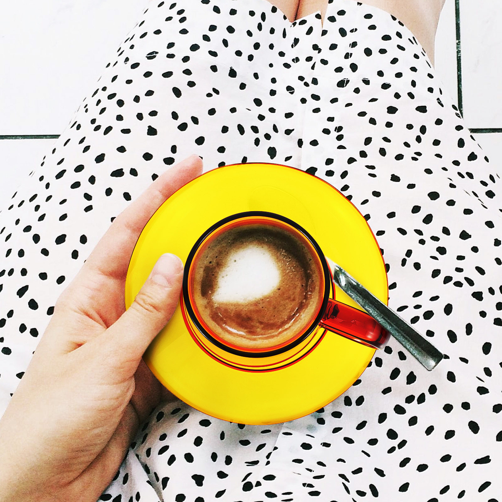 ชุดแก้วกาแฟวินเทจพร้อมจานรอง 1 - Coffee Tea Set บทวิจารณ์และราคา
