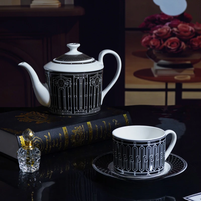 ชุดน้ำชาสไตล์ยุโรปเรียบง่าย ถ้ - Coffee Tea Catering บทวิจารณ์และราคา