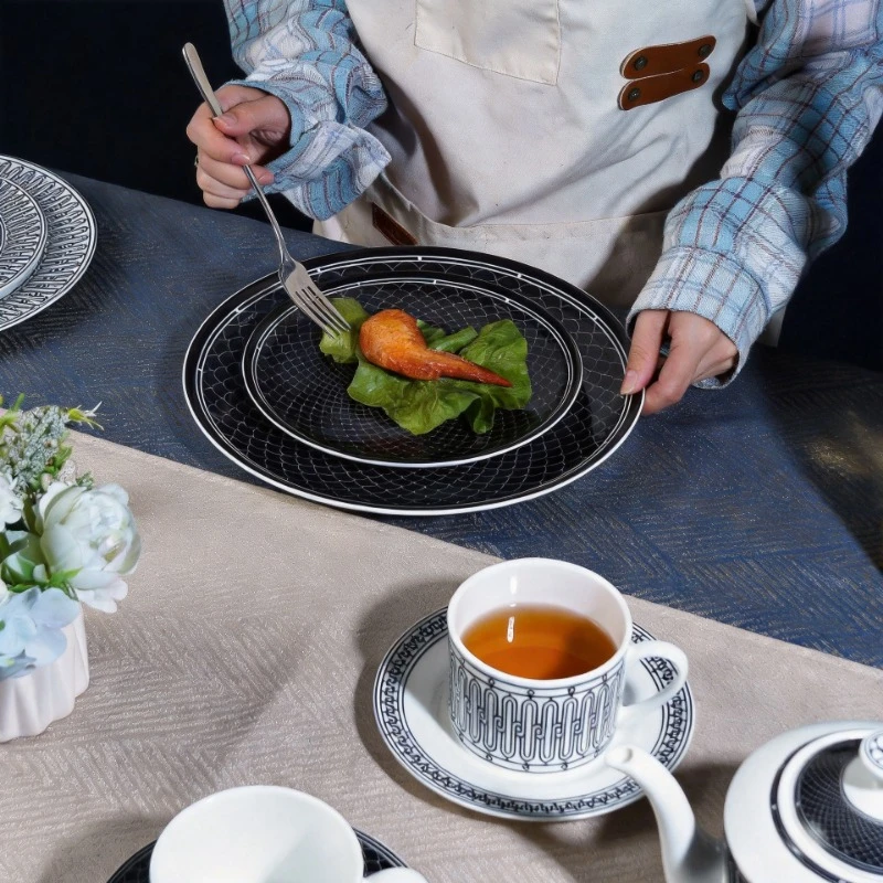 ชุดน้ำชาสไตล์ยุโรปเรียบง่าย ถ้ - Coffee Tea Catering บทวิจารณ์และราคา