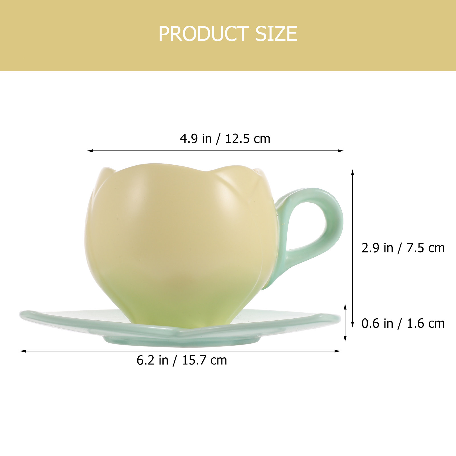 ชุดแก้วกาแฟเซรามิกพร้อมจานรอง  - Coffee Tea Chocolate บทวิจารณ์และราคา