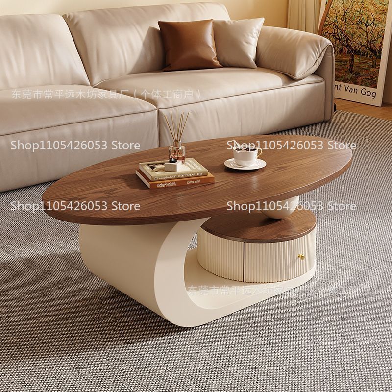 โต๊ะกาแฟไม้วอลนัทสไตล์หรูหราแบ - Coffee Tea Room บทวิจารณ์และราคา