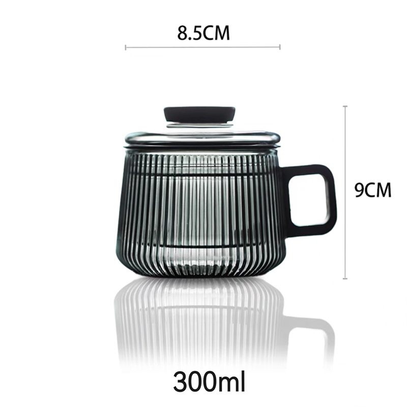 300ml ลาย Borosilicate สูงแก้ว - Coffee Tea Japan บทวิจารณ์และราคา