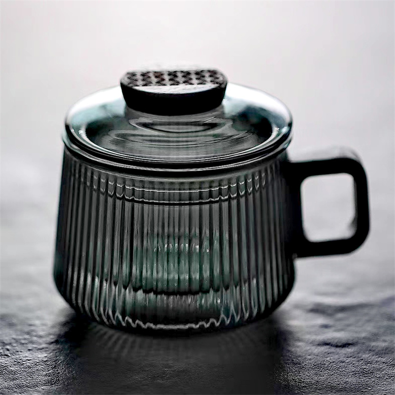 300ml ลาย Borosilicate สูงแก้ว - Coffee Tea Japan บทวิจารณ์และราคา