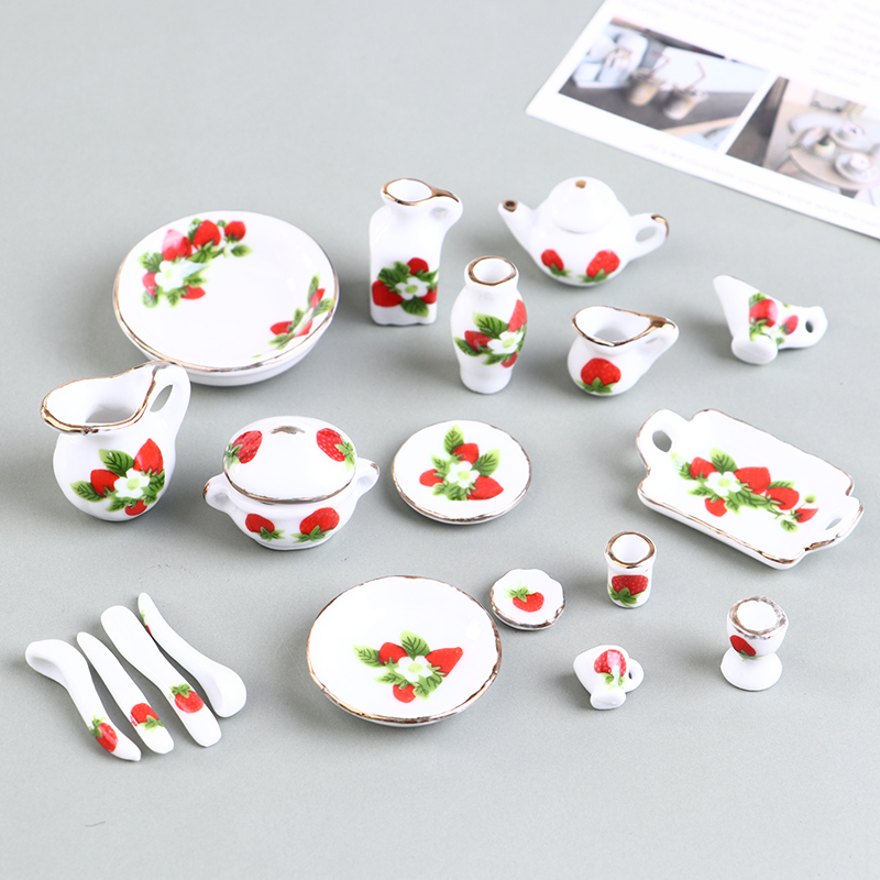 1ชุด1:12 Miniature บ้านตุ๊กตาด - Coffee Tea Catering บทวิจารณ์และราคา