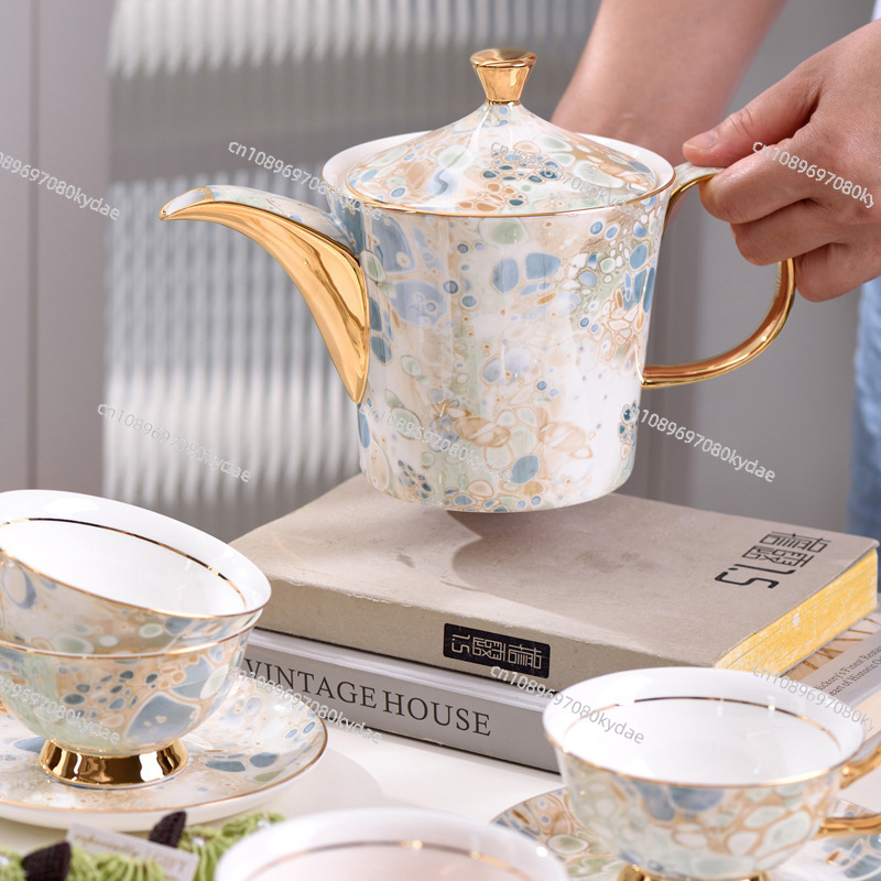 แก้วกาแฟ เซรามิก กาน้ำชา ลายดอ - Coffee Tea Set บทวิจารณ์และราคา