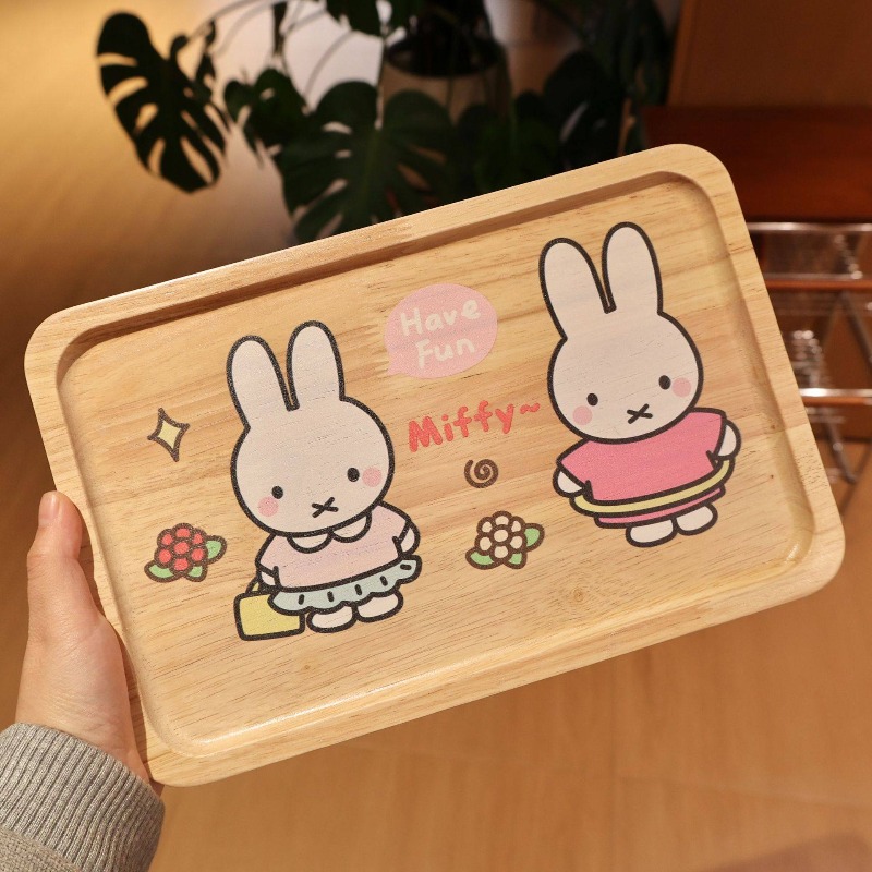 จานไม้ลายมิฟฟี่ กระต่ายน้อยน่า - Coffee Tea Room บทวิจารณ์และราคา