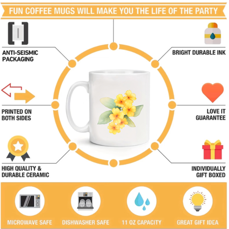 แก้วเซรามิกมีลายดอกไม้สีขาวและ - Coffee Tea Break บทวิจารณ์และราคา