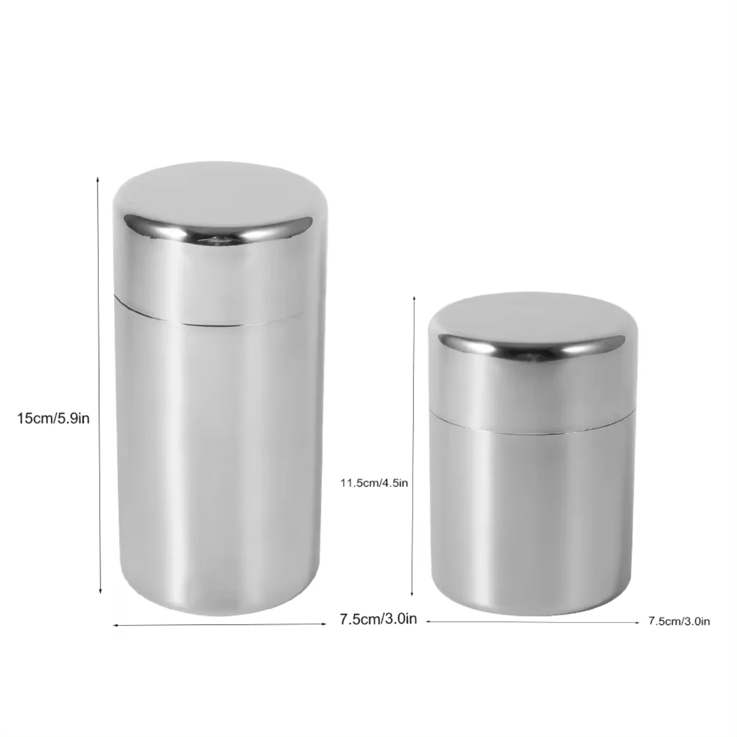สแตนเลสสตีลชาใบกระป๋องกระป๋องค - Coffee Tea And Sugar Canisters บทวิจารณ์และราคา
