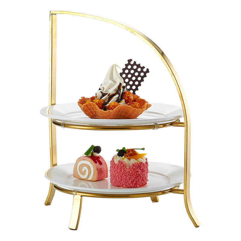 ชั้นวางขนมสามชั้นสแตนเลสสไตล์ย - Coffee Tea Break บทวิจารณ์และราคา