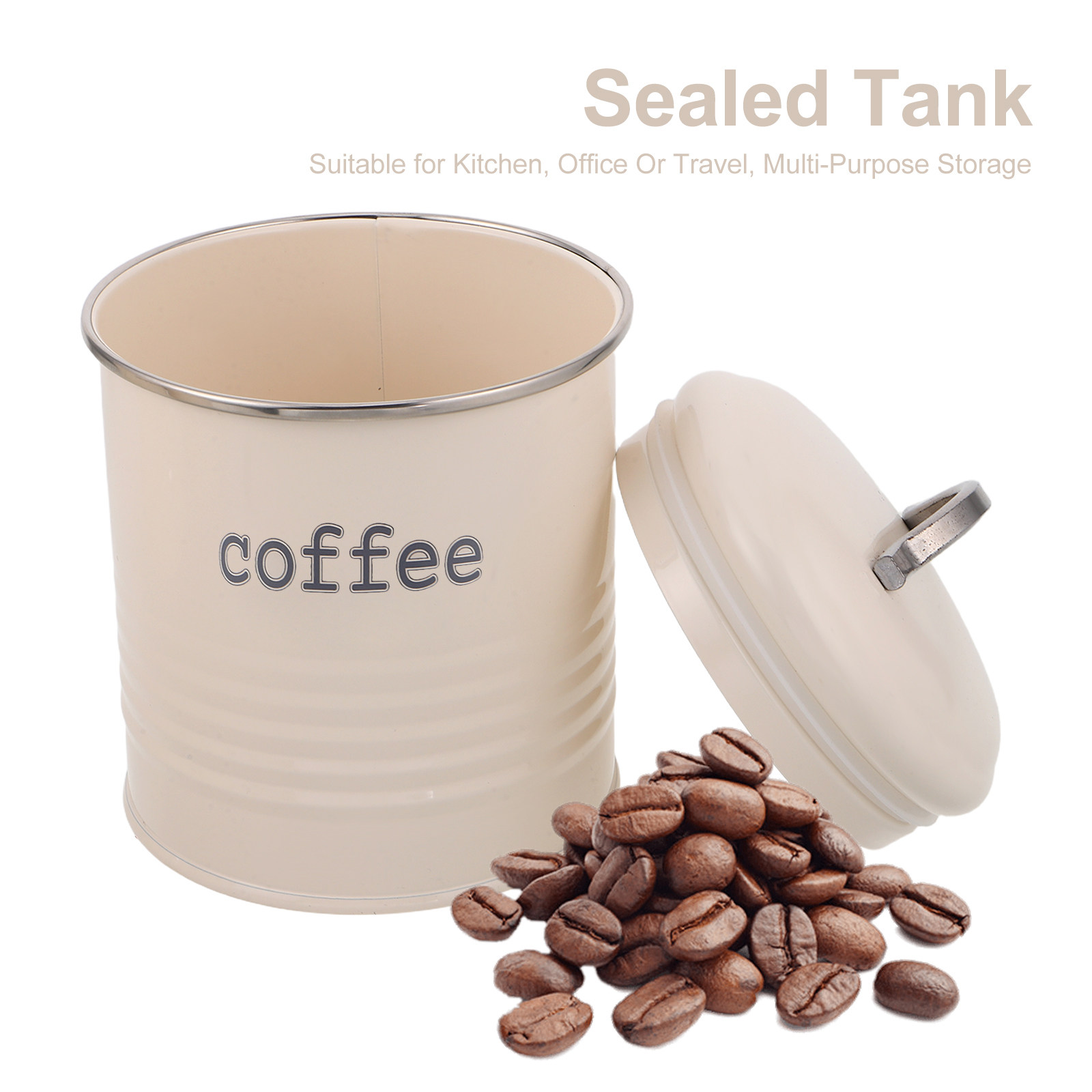 ชุดภาชนะบรรจุเมล็ดกาแฟแบบปิดผน - Coffee Tea And Sugar Canisters บทวิจารณ์และราคา
