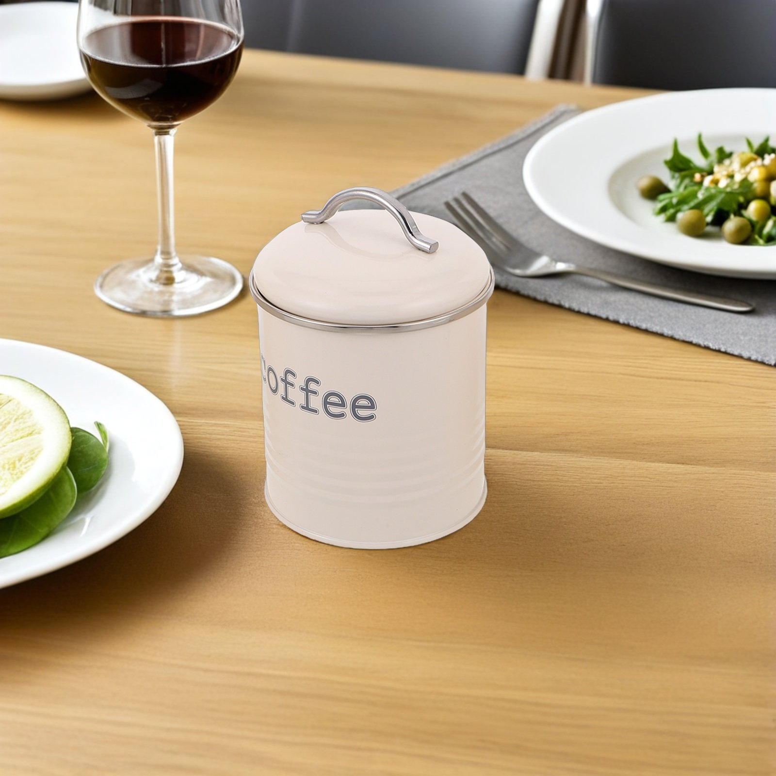 ชุดภาชนะบรรจุเมล็ดกาแฟแบบปิดผน - Coffee Tea And Sugar Canisters บทวิจารณ์และราคา