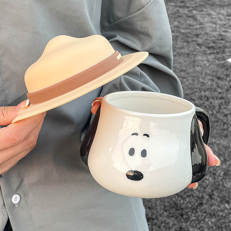 แก้วเซรามิคสนูปปี้ แก้วกาแฟลาย - Coffee Tea Friends บทวิจารณ์และราคา